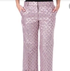 Elizabeth and James Carson Purple Jacquard Pants